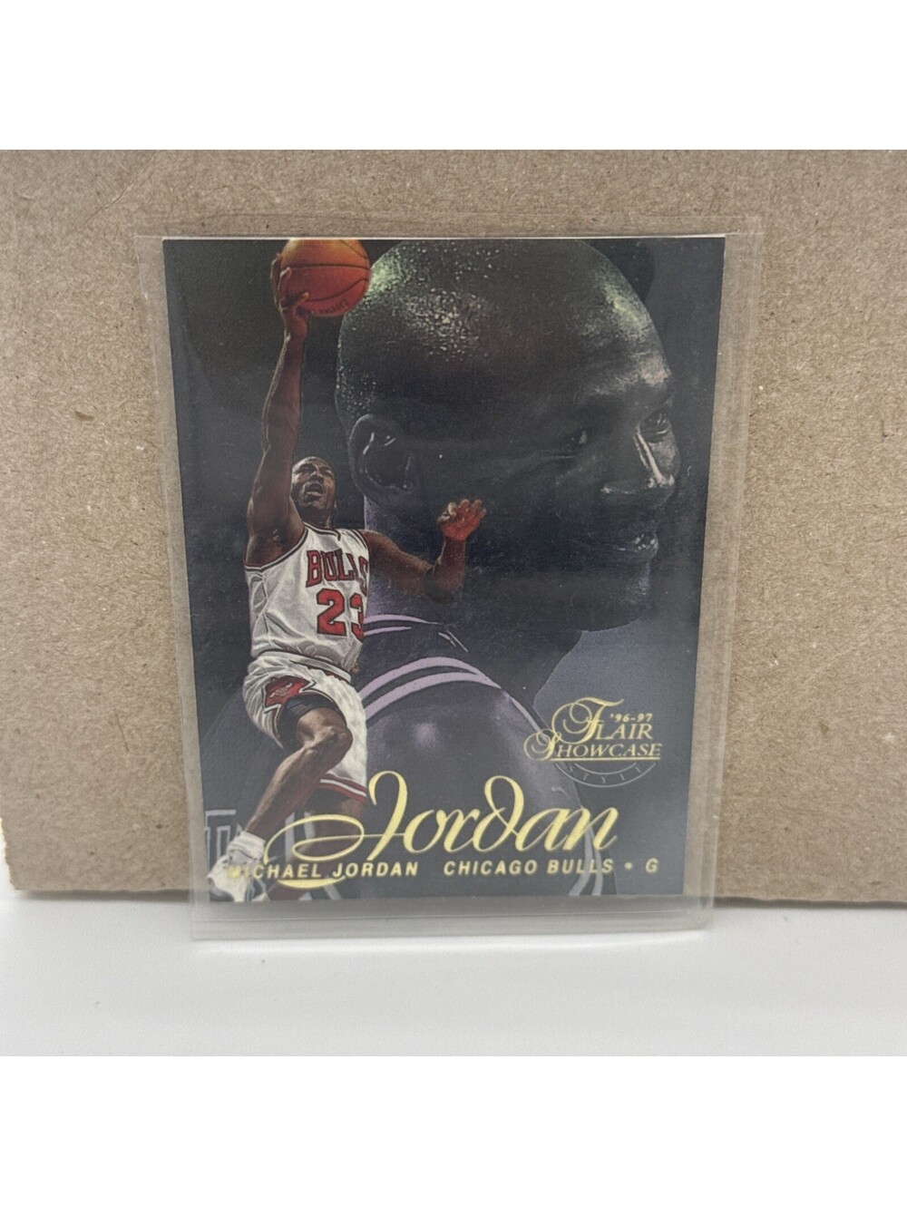 1996-97 Flair Showcase Michael Jordan #23 Row 2 Style Chicago Bulls HOF